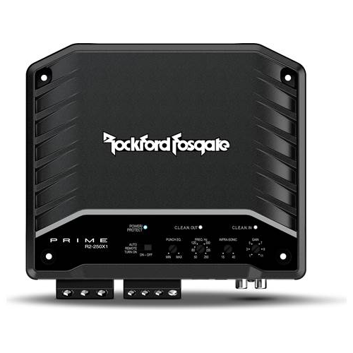ROCKFORD FOSGATE Prime Series Mono Subwoofer Amplifier, 250 Watt RMS x 1 at 2 Ohm (R2-250X1) - Extreme Electronics