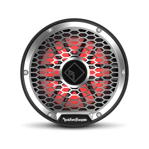ROCKFORD FOSGATE M2 Series 10" Marine Subwoofer with Dual 2 Ohm Voice Coils and RGB LED Lighting, White (M2D2-10i) - Extreme Electronics