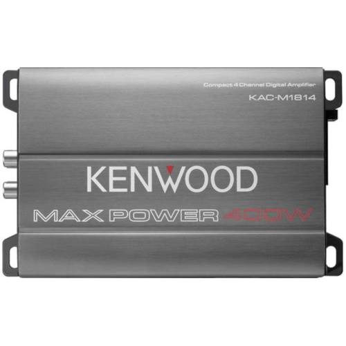 KENWOOD Compact 4 Channel Amplifier, 45 Watt RMS x 4 (KACM1814) - Extreme Electronics