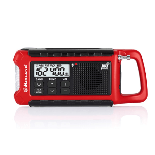 MIDLAND E+Ready Compact Emergency Crank Wx Radio (ER210) - Extreme Electronics
