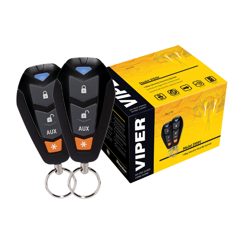 VIPER 1-Way 4 Button Remote Car Alarm With 1500 Ft Range (VIPER3105V) Includes Installation - Extreme Electronics