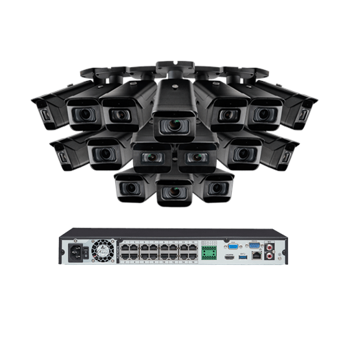 EXTREMEPRO 4K Ultra System With 16 Indoor/Outdoor Cameras, 8 4x Zoom and 8 Audio Cameras, 250 Ft Night Vision (EXTPROVN8861PIDHK4) - Extreme Electronics