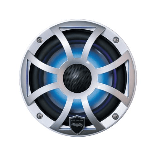 WET SOUNDS Silver REVO 8" 2-Way Marine Speakers LED Backlighting, Pair (REVO8S) - Extreme Electronics