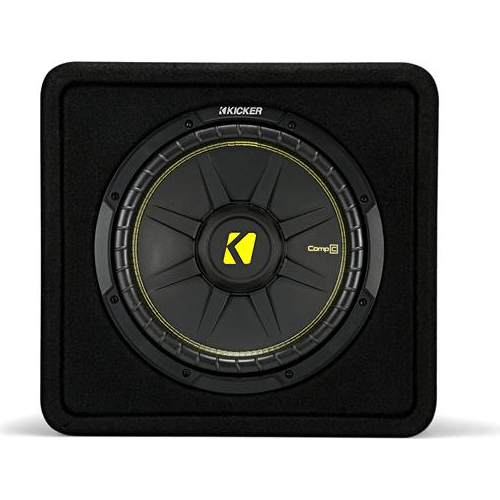 KICKER CompC Series Ported Enclosure With 12" Subwoofer, 4 Ohm (44VCWC124) - Extreme Electronics