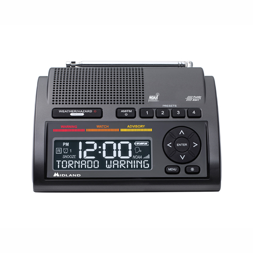 MIDLAND Deluxe NOAA Weather Alert Radio (WR400) - Extreme Electronics