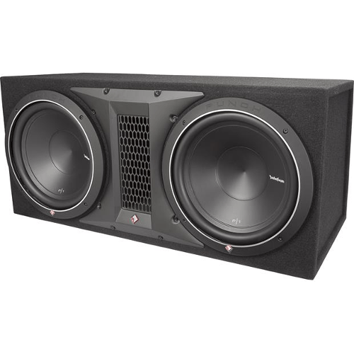 ROCKFORD FOSGATE Punch P1 10" Ported Enclosed Dual Subwoofers  (P12X10) - Extreme Electronics