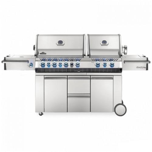 NAPOLEON Prestige PRO™ 825 Natural Gas Grill With Infrared Side Burner, Stainless Steel (PRO825RSIBNSS3) - Extreme Electronics