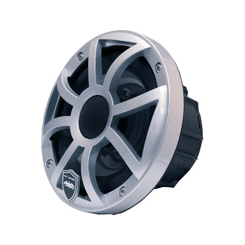 WET SOUNDS Silver REVO 6 1/2" 2-Way Marine Speakers LED Backlighting, Pair (REVO6XSS) - Extreme Electronics