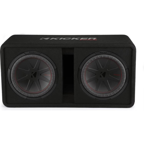 Kicker CompR Series Ported Enclosure With Dual 10" Subwoofers (44DCWR102) - Extreme Electronics
