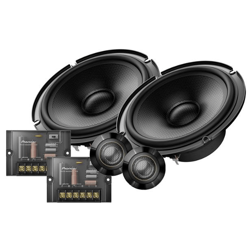 PIONEER Z Series High Performance 6.5" Component Speakers, Pair (TSZ65CH) - Extreme Electronics