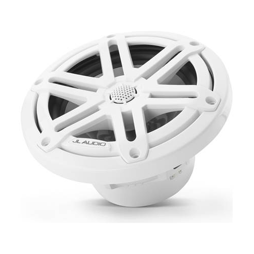 JL AUDIO M3 7.7" Marine Speakers Gloss White With Sport Grilles, Pair (93522) - Extreme Electronics