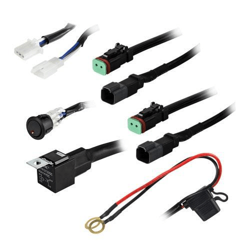 HEISE Cree 2 Lamp Wiring Harness & Switch Kit  (HEDLWH1) - Extreme Electronics