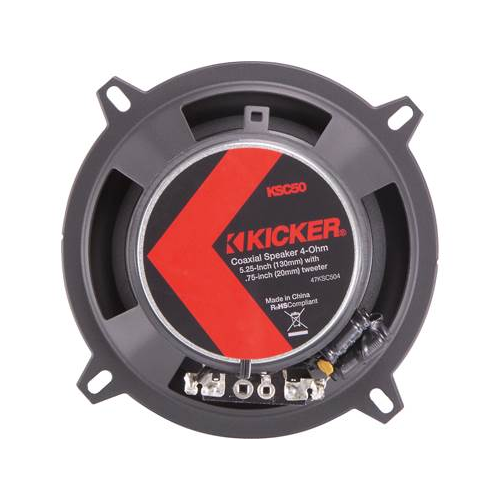 KICKER KS Series 5 1/4" 2-Way Car Speakers, Pair (47KSC504) - Extreme Electronics