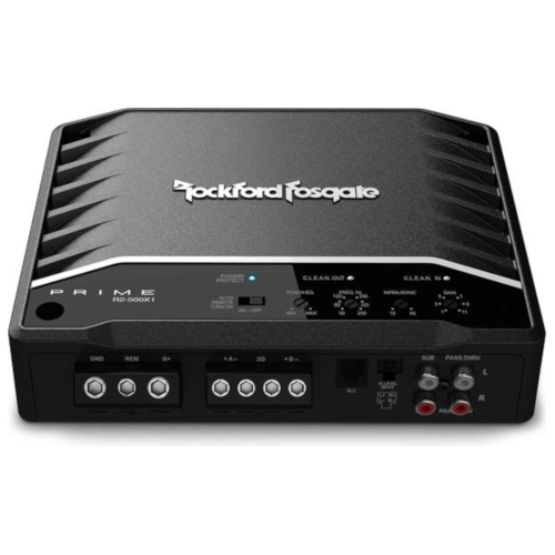 ROCKFORD FOSGATE Prime Series Mono Subwoofer Amplifier, 500 Watt RMS x 1 at 2 Ohm (R2-500X1) - Extreme Electronics