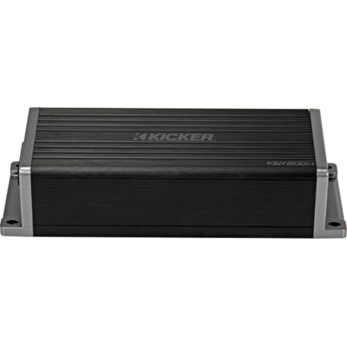 KICKER 4 Channel Car Amplifier With Automatic Tuning DSP, 50 Watt RMS x 4 (47KEY200.4) - Extreme Electronics