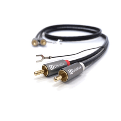 ULTRALINK Home Turntable Phono Cable with Grounding Wire, 2M (UHAP2) - Extreme Electronics