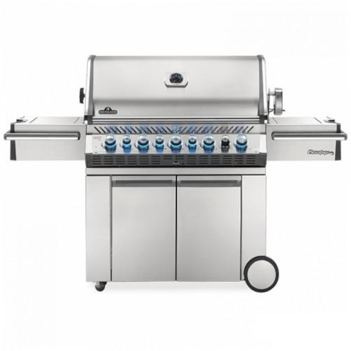 NAPOLEON Prestige PRO™ 665 Propane Grill With Infrared Side Burner, Stainless Steel (PRO665RSIBPSS3) - Extreme Electronics