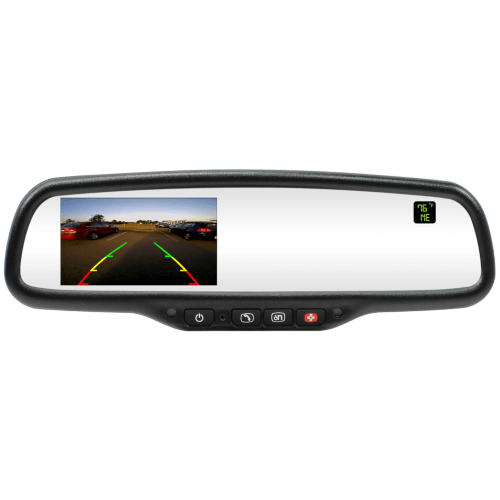 ROSTRA RearSight® LCD-Equipped Rearview Mirror for GM Vehicles Only (2508821) - Extreme Electronics