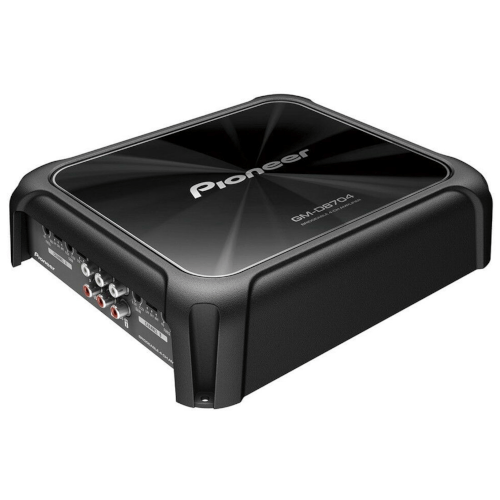 PIONEER Class-D 4 Channel Car Amplifier with Wired Bass Boost Remote (GMD8704) - Extreme Electronics