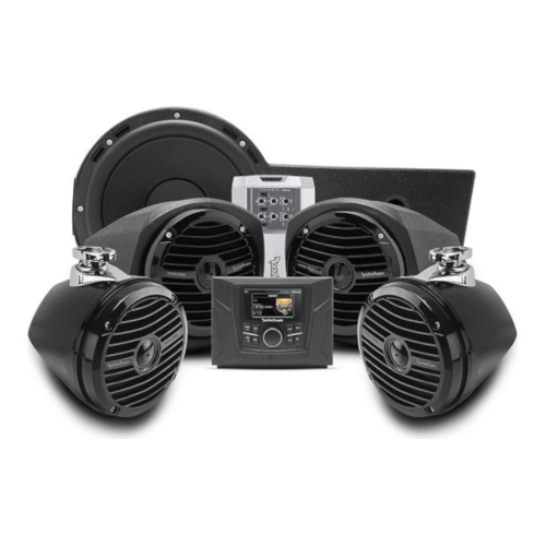 ROCKFORD FOSGATE Stage 4 Audio Upgrade Kit for Select 2016-17 Polaris Generals (GNRL-STAGE4) - Extreme Electronics