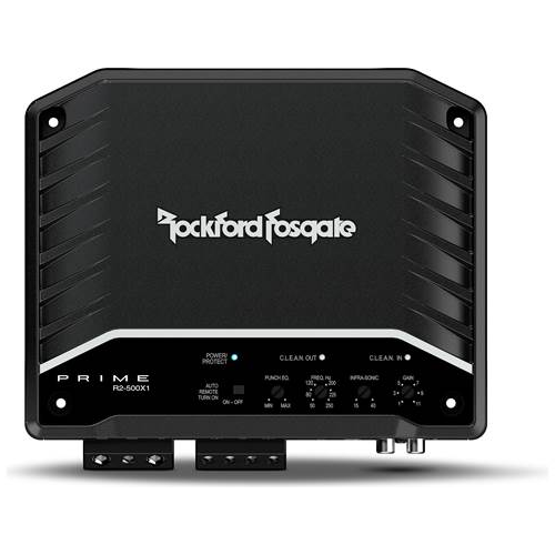 ROCKFORD FOSGATE Prime Series Mono Subwoofer Amplifier, 500 Watt RMS x 1 at 2 Ohm (R2-500X1) - Extreme Electronics