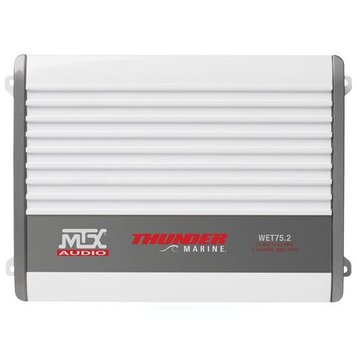 MTX AUDIO 200 Watt RMS 2 Channel Class A/B Marine Amplifier (WET752) - Extreme Electronics