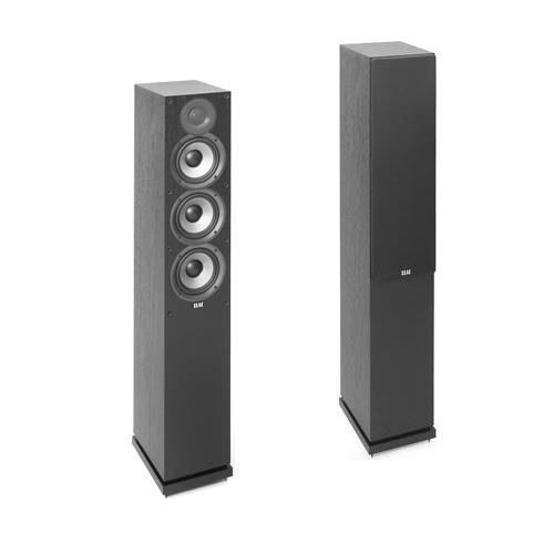 ELAC Debut 2.0 5 1/4" Floor Standing Speakers, Pair (DF52BK) - Extreme Electronics