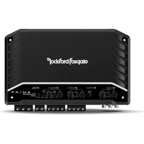 ROCKFORD FOSGATE Prime Series 5 Channel Car Amplifier 50 Watt RMS x 4 at 4 Ohm + 350 Watt RMS x 1 at 2 Ohm (R2-750X5) - Extreme Electronics