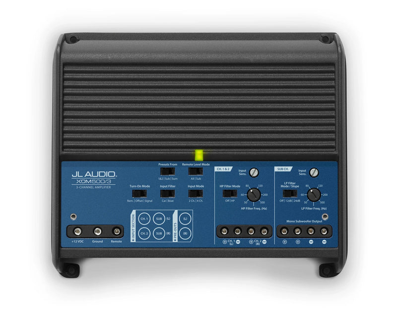 JL Audio 3 Channel Class D Car and Marine System Amplifier 500W (98682) - Extreme Electronics