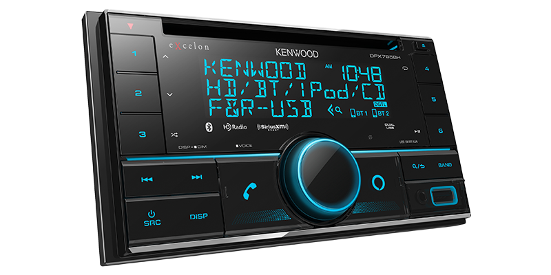 Kenwood Dual Din Size CD Receiver With Bluetooth & HD Radio (DPX795BH) - Extreme Electronics