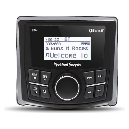 ROCKFORD FOSGATE Marine Digital Media Receiver with Bluetooth®, DOES NOT PLAY CDS (PMX1) - Extreme Electronics
