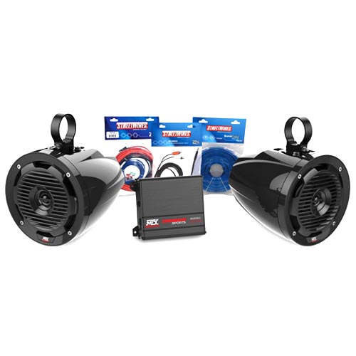 MTX Audio ORVKIT1 2-Channel Amplifier and 2 Roll Cage Speaker Package (ORVKIT1) - Extreme Electronics