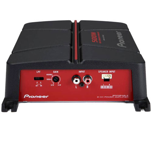 PIONEER 2 Channel Bridgeable Power Amplifier 2 x 60 Watt RMS (GMA3702) - Extreme Electronics