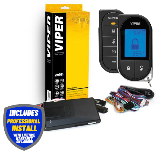 VIPER 2-Way Rechargeable LCD Remote Car Starter With 2 Mile Range - Includes Installation(VIPERD9756V) - Extreme Electronics