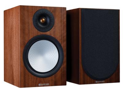 Monitor Audio Silver Series 100 7G Bookshelf Speaker In Natural Walnut - S7G100WN