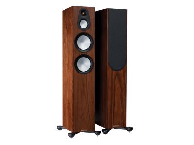 Monitor Audio Silver Series 300 7G Floorstanding Speaker In Natural Walnut - S7G300WN