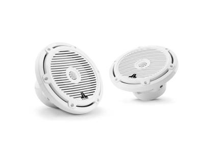 JL AUDIO 7.7 Inch Marine Coaxial Speakers Gloss White Classic Grilles - M3-770X-C-Gw