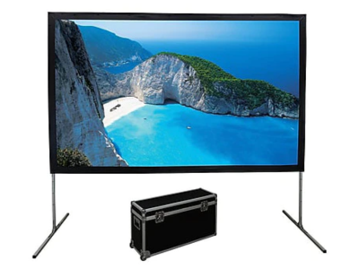 165" EluneVision 16:9 Fast Fold Rear Projection Screen - EV-FF-165S-R-1.2