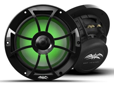 Wet Sound RECON Series 8" High-Output Component Style Coaxial Speakers - RECON8 BG-RGB