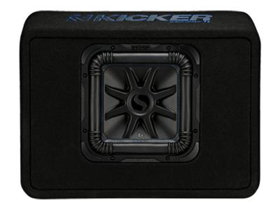 Kicker Single 10" Solo-Baric L7S Subwoofer Enclosure - 44TL7S102