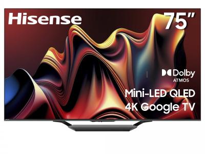 75" Hisense 75U78N 4K Mini-LED QLED Smart Google TV