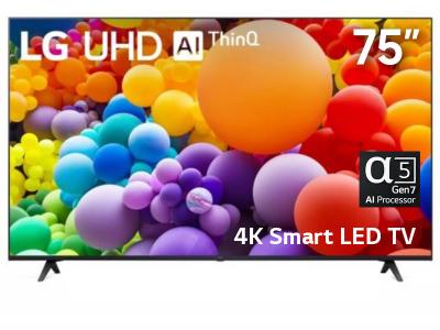 75" LG 75UT7590PUA UHD Series 4K Smart LED TV with webOS 24