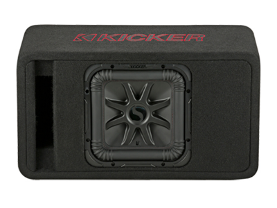 10" Kicker Single L7R Series Vented Subwoofer Enclosure - 45VL7R102