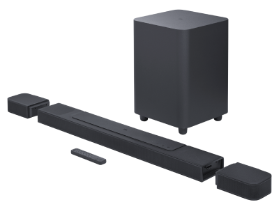 JBL 7.1.4 Channel BAR 1000 Soundbar with Detachable Surround Speakers - JBLBAR1000PROBLKAM-Open Box