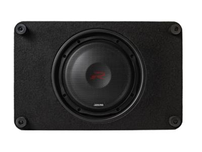 12" Alpine Halo R-Series Shallow Pre-Loaded Subwoofer Enclosure - RS-SB12