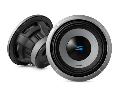 10" Alpine Next-Generation S-Series Subwoofer with Dual 4-Ohm Voice Coils - S2-W10D4