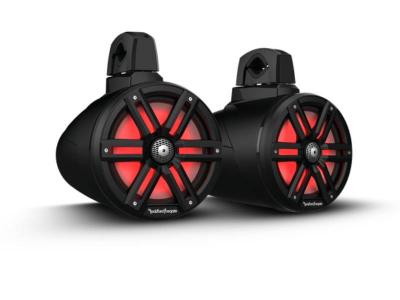 Rockford Fosgate 8 Inch M2 Color Optix 2-Way Wake Tower Speakers in Black - M2WL-8B