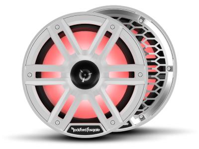 Rockford Fosgate M2 8 Inch Color Optix Marine 2-Way Horn Speakers In White - M2-8H