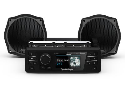 Rockford Fosgate Harley-Davidson Street Glide Source Unit & 2-Speaker Kit - HD9813SG-STAGE1