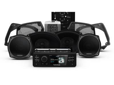 Rockford Fosgate Harley-Davidson Street Glide Source Unit  4-Speaker & Amp Kit - HD9813SG-STAGE3